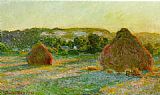 Wheatstacks End of Summer by Claude Monet